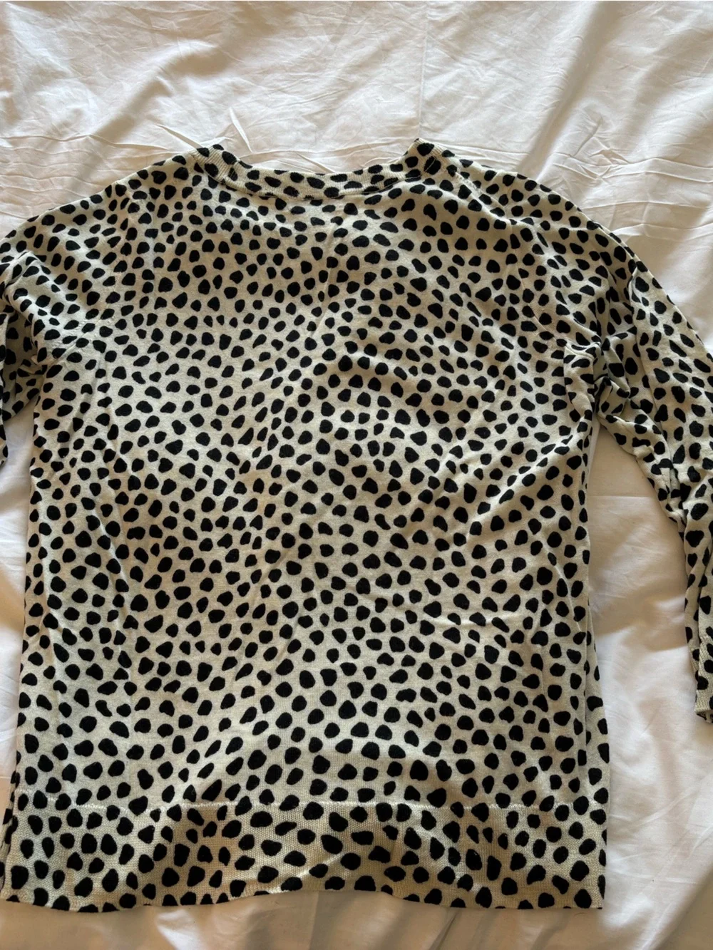 Vintage J. Crew Animal Print Wool-blend Sweater